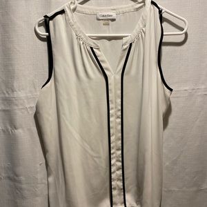 Calvin Klein size Medium white blouse